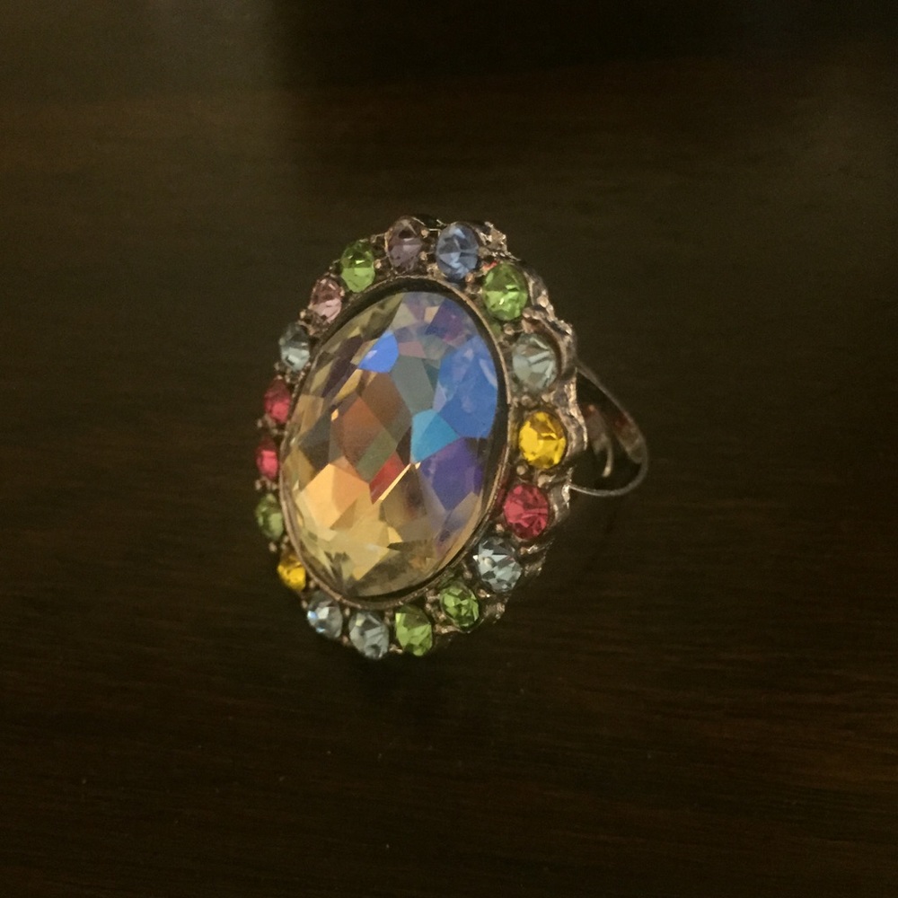 Multi Color Costume Ring Rainbow